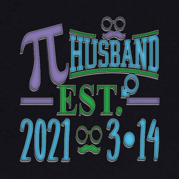 Husband Pi Day Wedding - March 14 2021 Math Lover Fiance graphic by ScottsRed